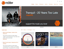 Tablet Screenshot of mollerrecords.com